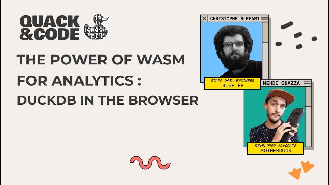 DuckDB WASM: Run SQL Analytics Directly in the Browser | MotherDuck