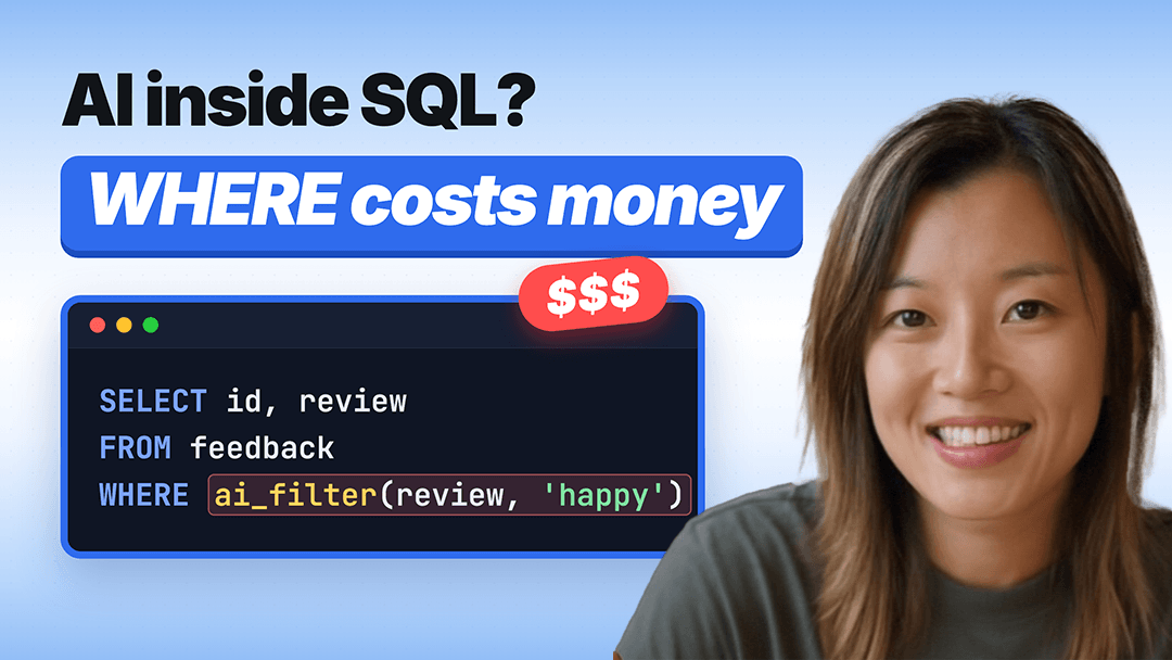 AI is relearning everything databases already knew | EXPLAIN ANALYZE | MotherDuck