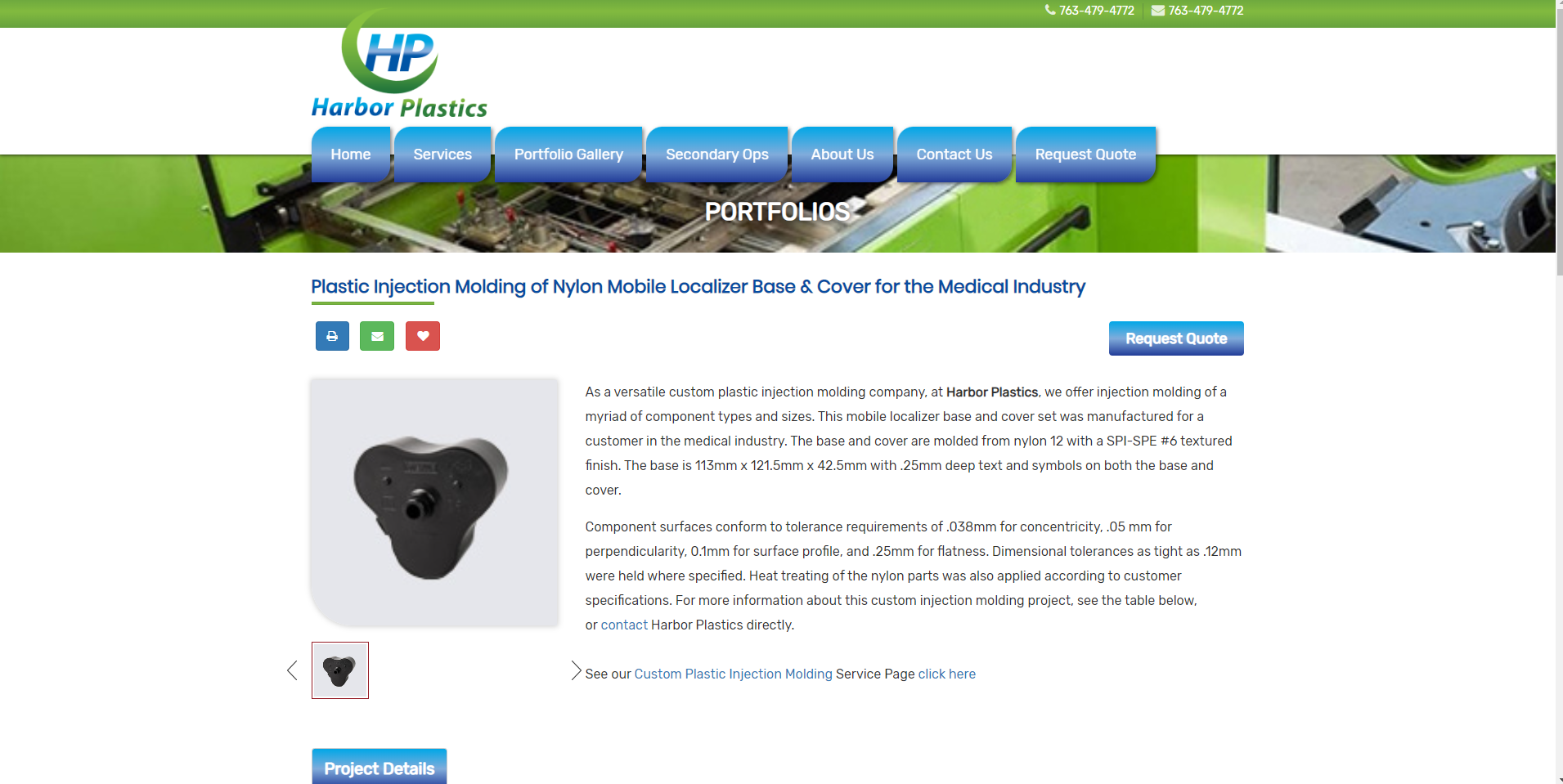 industrial web design