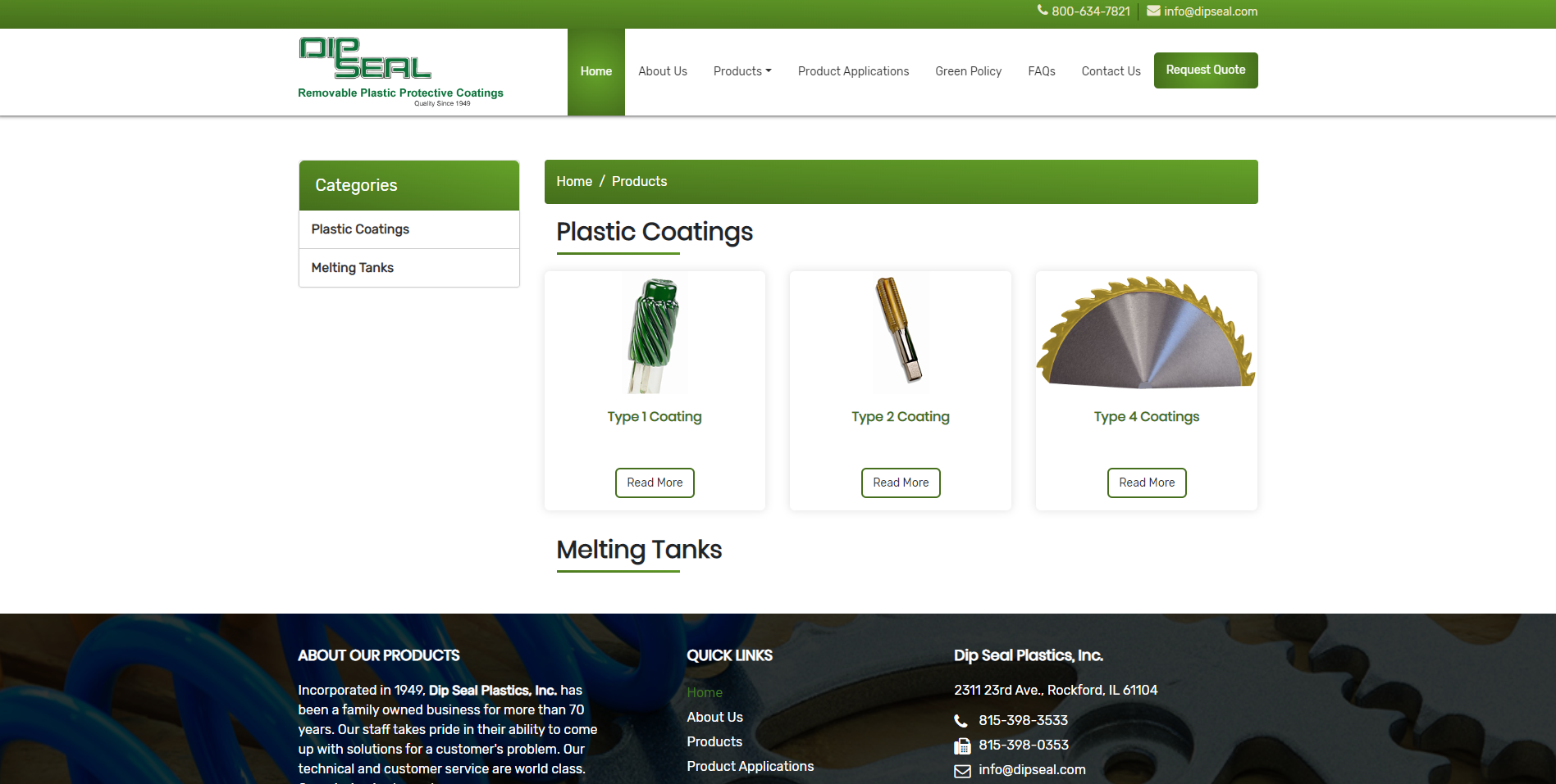industrial website catalog