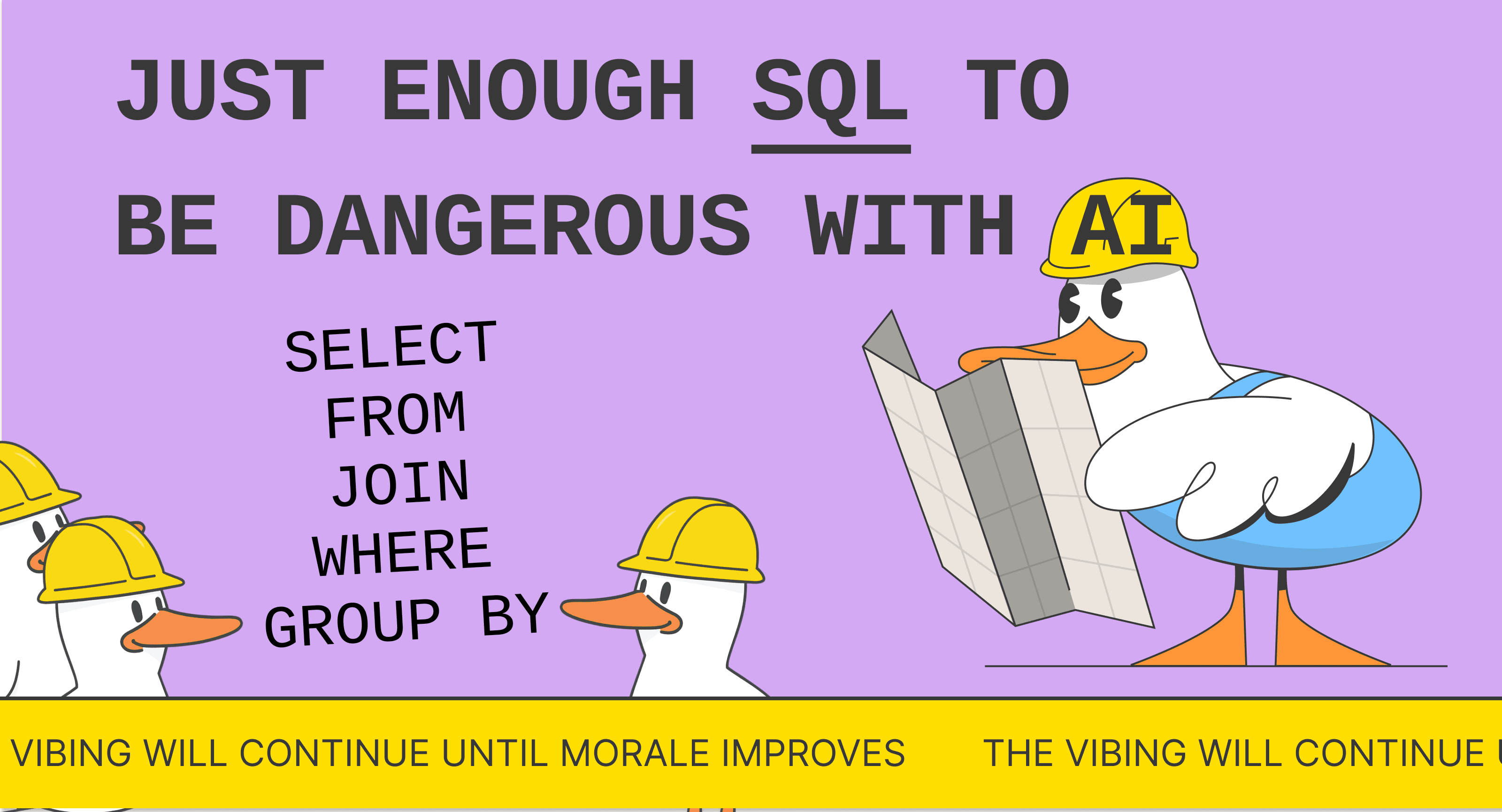 Just Enough SQL to Safely Use AI for Data Analysis