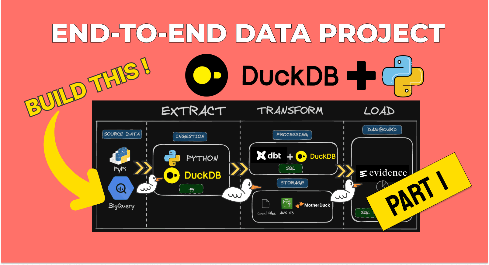 DuckDB & Python : end-to-end data engineering project