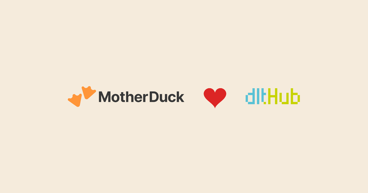 dlt + MotherDuck Integration | DuckDB Analytics