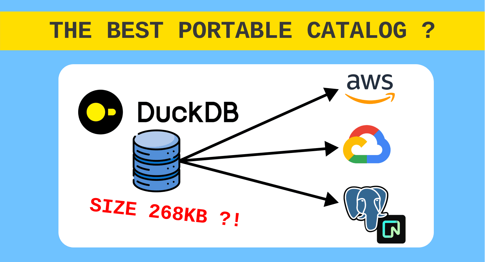 From Data Lake to Lakehouse: Can DuckDB be the best portable catalog?