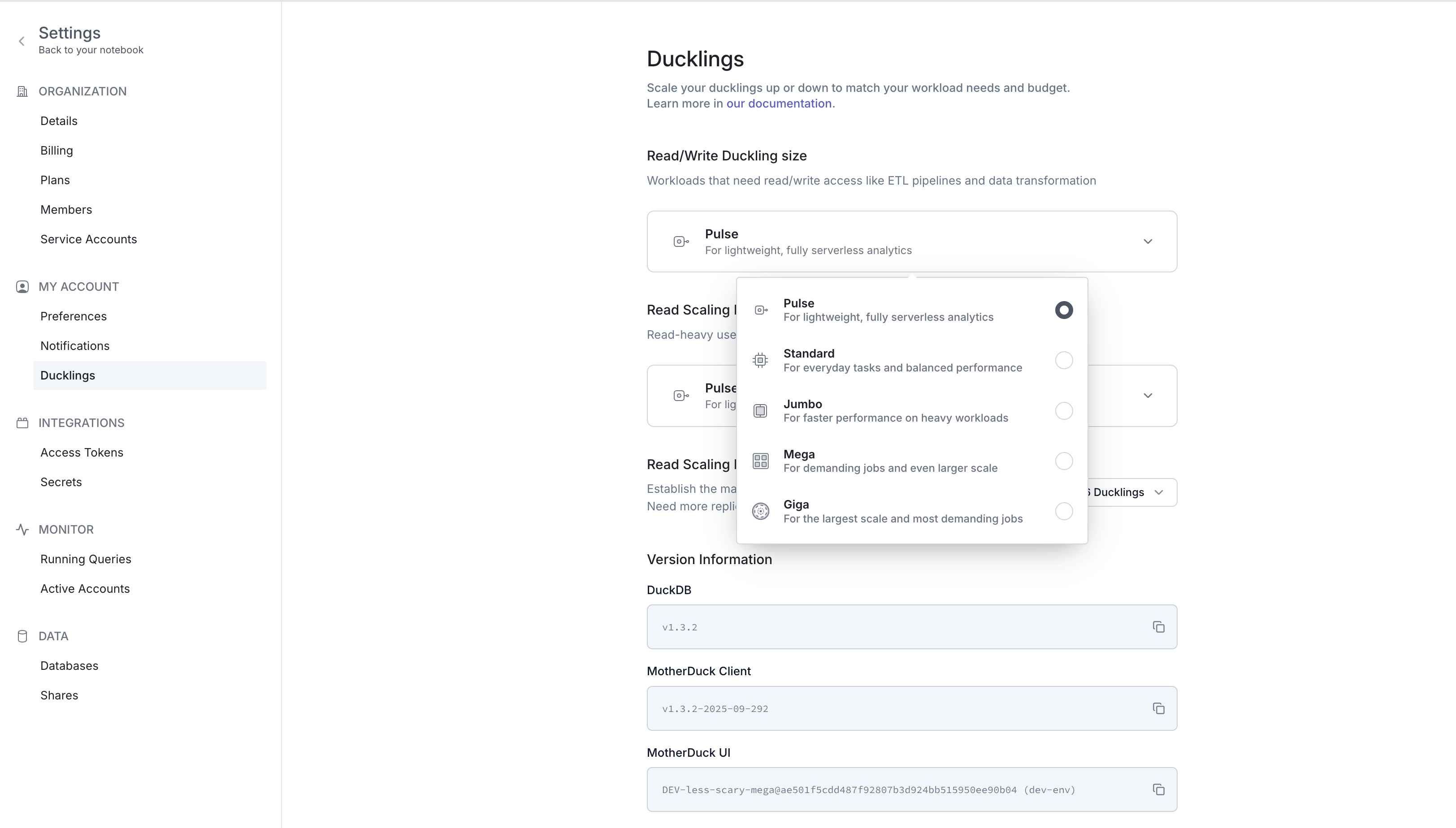 Duckling Selector