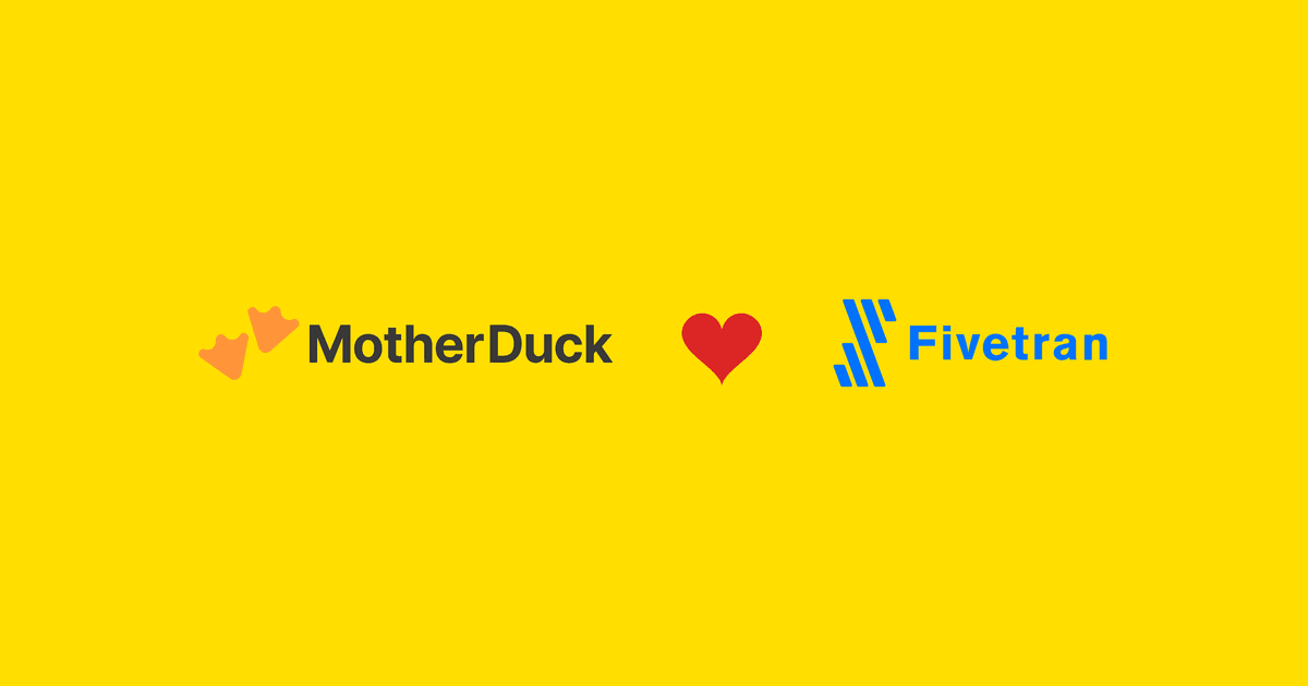 Fivetran + MotherDuck Integration | DuckDB Analytics