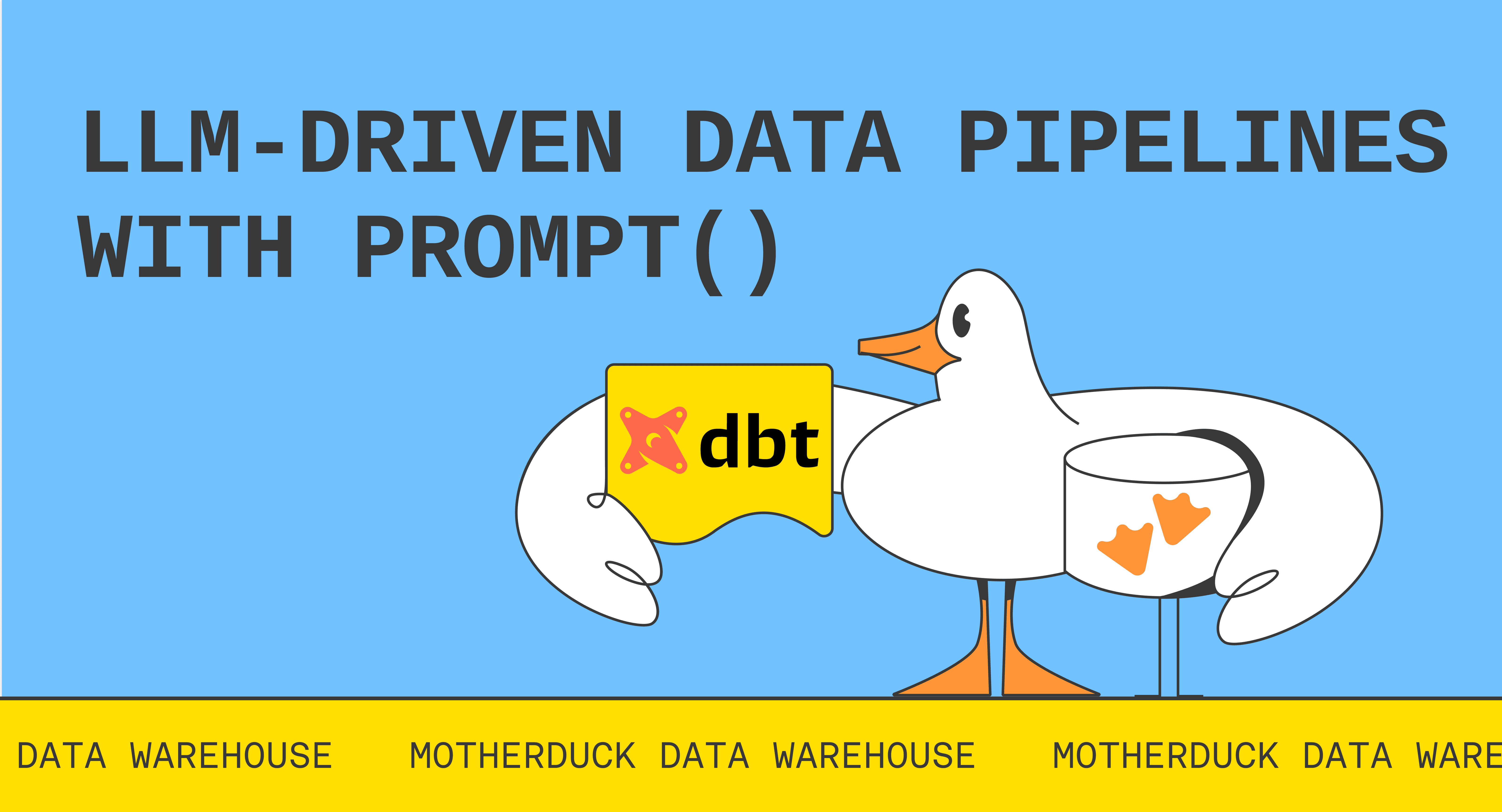 Structured data generation with prompt() in MotherDuck and dbt