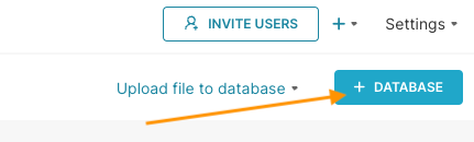 Superset Add Database button
